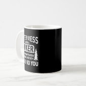 Mug Funny Hiking Shirts - Never Mess With A Hiker Gift (Devant gauche)