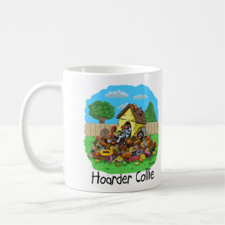 Mug Funny Hoarder Collie Amoureux des chiens cadeau