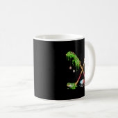 Mug Funny Hockey Holiday Candy Cane Gingerbread (Devant droit)