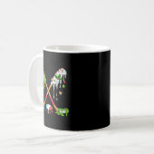 Mug Funny Hockey Holiday Candy Cane Gingerbread  (Devant gauche)