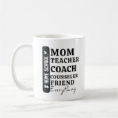 Mug Funny Home School Mère's Day cadeaux (Gauche)
