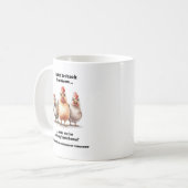 Mug Funny Homeschool poulet (Devant gauche)