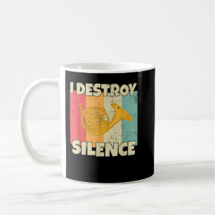 Mug Funny Horn instrument I Détruire Silence pour le f
