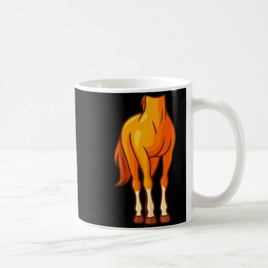 Mug Funny Horse Body Costume Optical Illusion Gift Men (Droite)