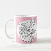 Mug Funny Hospital Nurse Reading Journal Concours (Gauche)