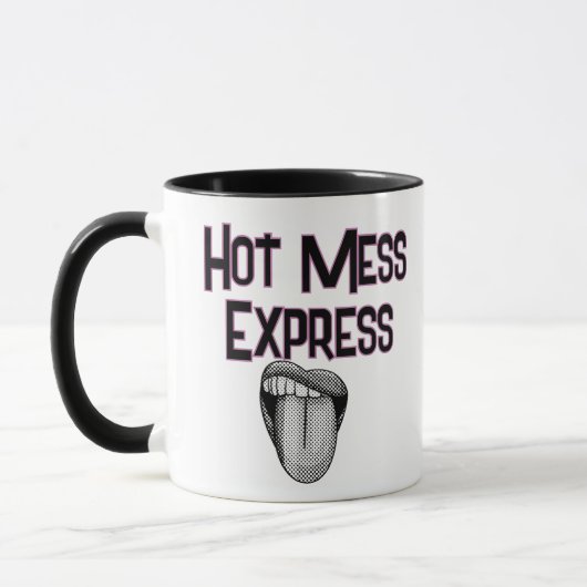 Mug Funny Hot Mess Express (Gauche)