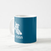 Mug Funny Hugs Brazilian Jiu Jitsu Mma Bjj  (Devant gauche)
