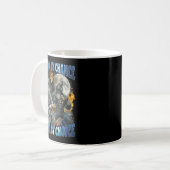 Mug Funny Human By Chance Alpha By Choice Wolf Matchin (Devant gauche)