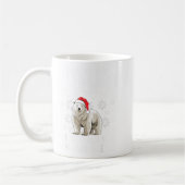Mug Funny Human Costume Lar Bear Christmas Lights Sant (Gauche)