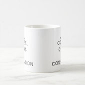 Mug Funny Humorous Nurse Coffee and Compassion  (Centre)