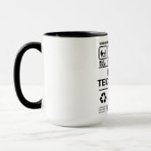 Mug Funny HVAC Technician Handling Information (Gauche)