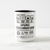 Mug Funny HVAC Technician Handling Information (Centre)