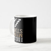 Mug Funny I Do All My Own Stairs Stunts Ide Down (Devant gauche)
