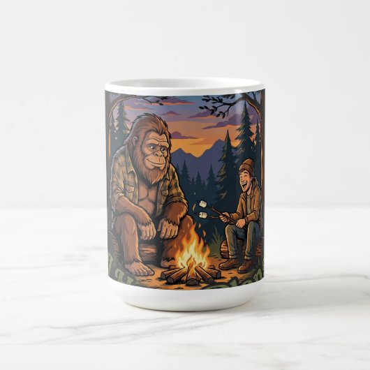Mug Funny I Have Plans With Bigfoot Camping & Hiking (Centre)
