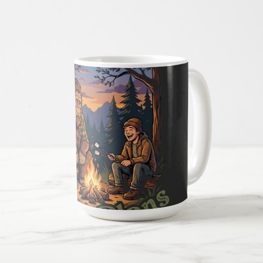 Mug Funny I Have Plans With Bigfoot Camping & Hiking (Devant droit)