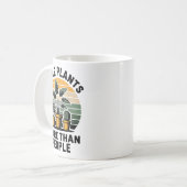Mug Funny I Like Plants More Than People Design  (Devant gauche)