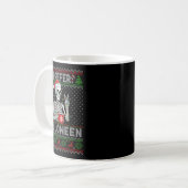 Mug Funny I Prefer Halloween Skeleton Ugly Christmas S (Devant gauche)