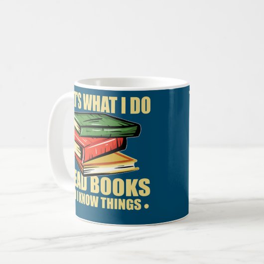 Mug Funny I Read Books (Devant gauche)
