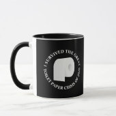 Mug Funny I Survived 2020 Café noir (Gauche)