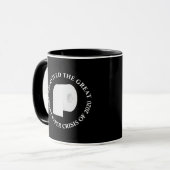 Mug Funny I Survived 2020 Café noir (Devant gauche)
