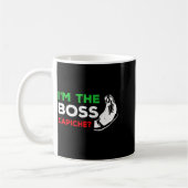 Mug Funny I'm The Boss Italian Nonna Nonno Cache Humor (Gauche)