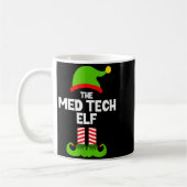 Mug Funny I'm The Med Tech Elf Christmas Xmas Medical (Gauche)