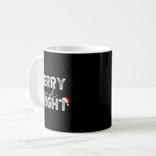 Mug Funny I'm Trying To Feel Merry And Bright Couples (Devant gauche)