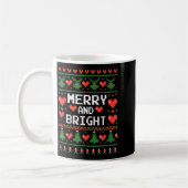 Mug Funny I'm Trying To Feel Merry Xmas Bright Matchin (Gauche)