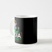 Mug Funny India Flag Cricket Supporters Tee Indian Cri (Devant gauche)