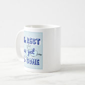 Mug Funny Insomnia Sleep Deprived New Parent Joke Gift (Devant gauche)