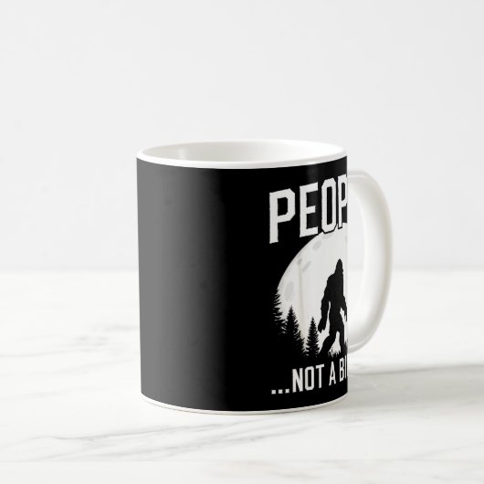 Mug Funny Introvert Bigfoot People Not A Big Fan Dad J (Devant droit)