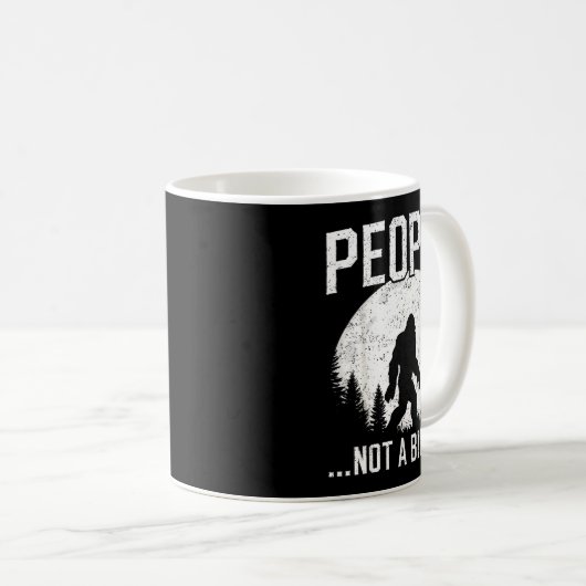 Mug Funny Introvert Bigfoot People Not A Big Fan Dad J (Devant droit)
