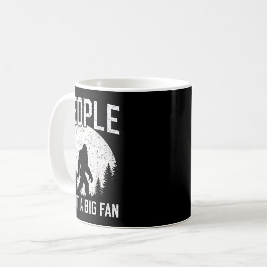 Mug Funny Introvert Bigfoot People Not A Big Fan Dad J (Devant gauche)