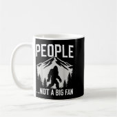 Mug Funny Introvert Bigfoot People Not A Big Fan Dad J (Gauche)