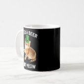 Mug Funny Irish Beer Cat St Patricks Day Drinking With (Devant gauche)