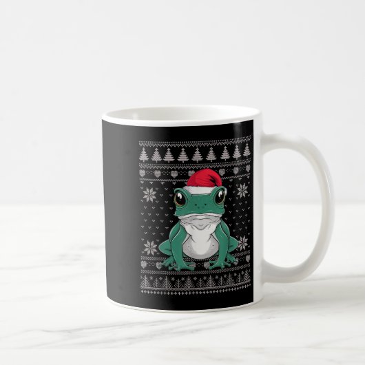 Mug Funny Ison Dart Frog laide Sweat de Noël Père Noël (Droite)