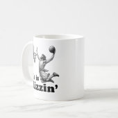 Mug Funny Jesus Basketball - Il est Rizzin' (Devant gauche)