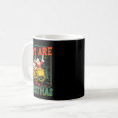 Mug Funny Jesus Santa The Boys Are Back In Town Merry  (Devant gauche)