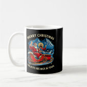Mug Funny Jesus Santa The Boys Are Back In Town Merry (Gauche)