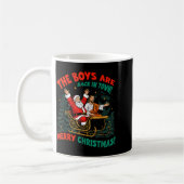 Mug Funny Jesus Santa The Boys Are Back In Town Merry  (Gauche)