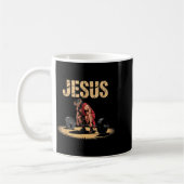 Mug Funny Jesus Weightlifting Christian Gym Humor (Gauche)