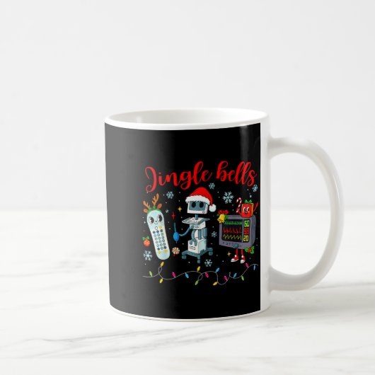 Mug Funny Jingle Bells Telemetry Nurse Christmas Tech (Droite)