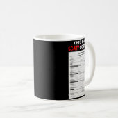 Mug Funny Job Application Form Y Halloween Costume (Devant droit)