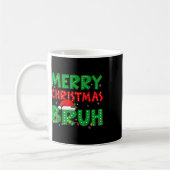 Mug Funny Joyeux Noël Bruh Mème Drôle Dit Garçons (Gauche)