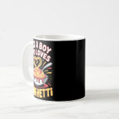 Mug Funny Just A Boy Who Loves Spaghetti  (Devant gauche)