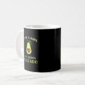 Mug Funny Just A Girl Who Loves Avocado (Devant gauche)