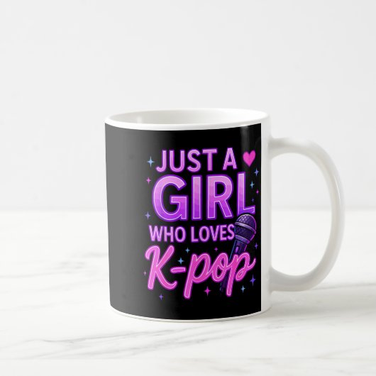 Mug Funny Just A Girl Who Loves K-p (Droite)