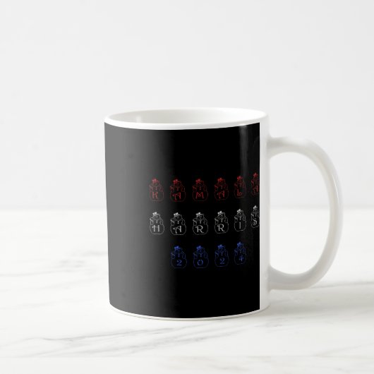 Mug Funny Kamala Harris 2024 Joyeux Noël (Droite)