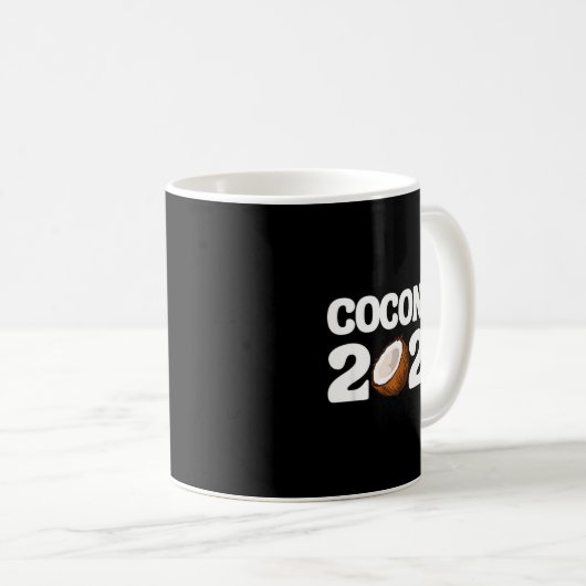 Mug Funny Kamala Harris 2024 Statement Democrat Coconu (Devant droit)