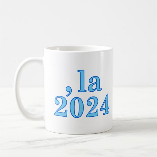 Mug Funny Kamala Harris Comma La 2024 (Gauche)